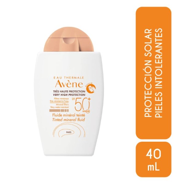 AVENE FLUIDO MINERAL TINTE 50+ X 40 MI