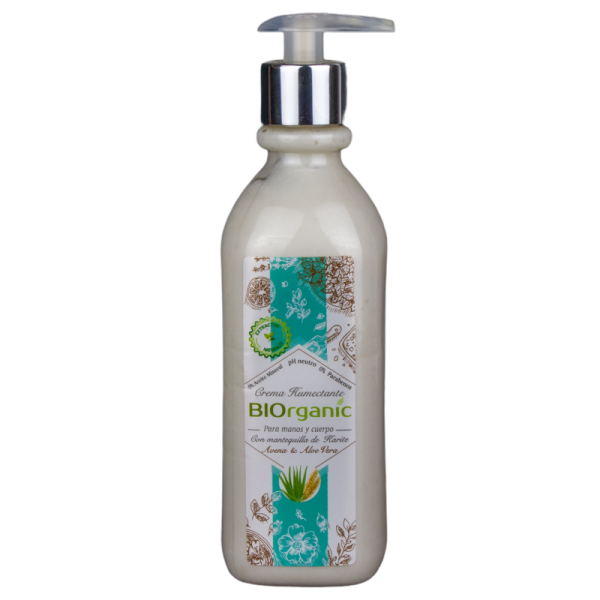 CREMA HUMECTANTE BIORGANIC AVENA & ALOE VERA 420 ML