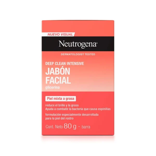 JABON FACIAL EN BARRA X 80 GR NEUTROGENA